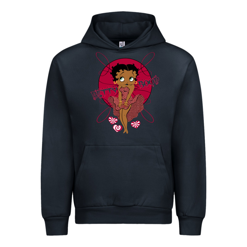 Black Betty Boop Urban Hoodie by artisFamous | Teevron