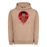 Pigment Burro Black Betty Boop Urban Hoodie - artisFamous