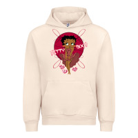 Sandshell Black Betty Boop Urban Hoodie - artisFamous