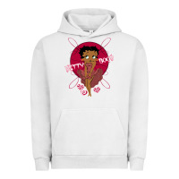 Pigment Lunar Rock Black Betty Boop Urban Hoodie - artisFamous