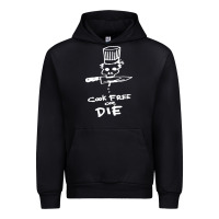 Black bourdain cook free or die Urban Hoodie - artisFamous