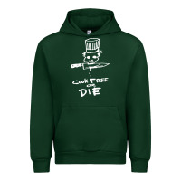 Forest Green bourdain cook free or die Urban Hoodie - artisFamous
