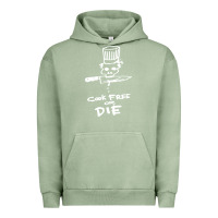 Pigment Oil Green bourdain cook free or die Urban Hoodie - artisFamous