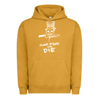 Pigment Peanut Butter bourdain cook free or die Urban Hoodie - artisFamous