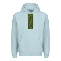 Blue Mist zebra Premium Hoodie - LillyAllenDesigns
