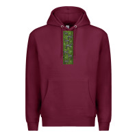 Burgundy zebra Premium Hoodie - LillyAllenDesigns