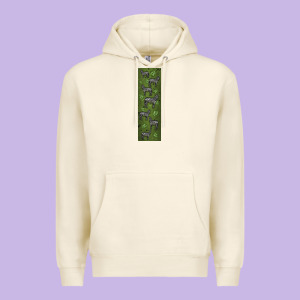 Zebra Premium Hoodie Designed By Lillyallendesigns