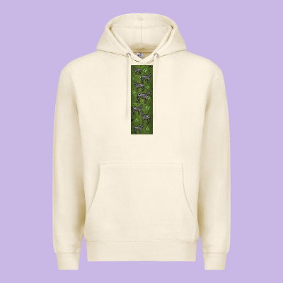Zebra Premium Hoodie Designed By Lillyallendesigns