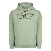 Pigment Oil Green cal poly mustangs Urban Hoodie - artisFamous