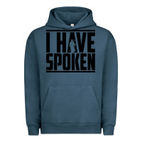 Pigment Midnight Navy this is the way spoken Urban Hoodie - artisFamous