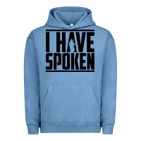 Pigment Pebble Blue this is the way spoken Urban Hoodie - artisFamous