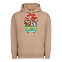 Pigment Burro Scooby Doo merry christmas Urban Hoodie - artisFamous