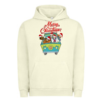Pigment Pistachio Scooby Doo merry christmas Urban Hoodie - artisFamous