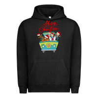Pigment Black Scooby Doo merry christmas Urban Hoodie - artisFamous