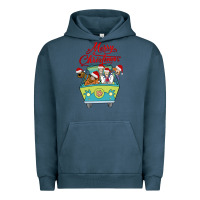Pigment Midnight Navy Scooby Doo merry christmas Urban Hoodie - artisFamous