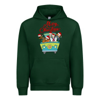 Forest Green Scooby Doo merry christmas Urban Hoodie - artisFamous