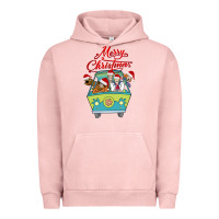 Pigment Salmon Scooby Doo merry christmas Urban Hoodie - artisFamous