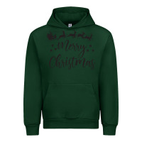 Forest Green merry christmas Urban Hoodie - artisFamous