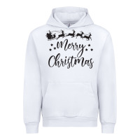 White merry christmas Urban Hoodie - artisFamous