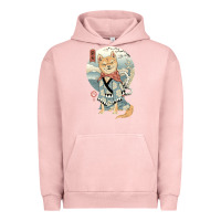 Pigment Salmon shiba inu dog japan Urban Hoodie - artisFamous