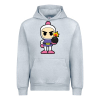 Heather Grey bomberman Urban Hoodie - artisFamous
