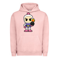 Pigment Salmon bomberman Urban Hoodie - artisFamous