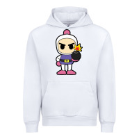White bomberman Urban Hoodie - artisFamous