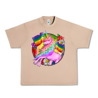 Burro Pride unicorn Urban Heavy Tee - FaDigitalArtStudio