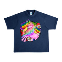 Navy Pride unicorn Urban Heavy Tee - FaDigitalArtStudio