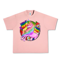 Salmon Pride unicorn Urban Heavy Tee - FaDigitalArtStudio