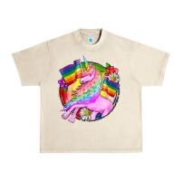 Sandshell Pride unicorn Urban Heavy Tee - FaDigitalArtStudio