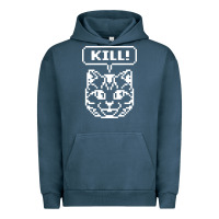 Pigment Midnight Navy kill no more heroes cat Urban Hoodie - artisFamous