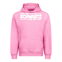 Fuchsia Pink may the schwartz be with you Urban Hoodie - artisFamous