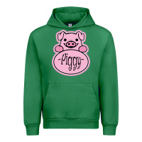 Emerald pig piggy costume Urban Hoodie - artisFamous