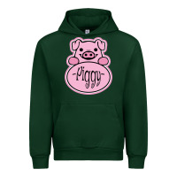 Forest Green pig piggy costume Urban Hoodie - artisFamous