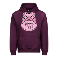 Mauve Wine pig piggy costume Urban Hoodie - artisFamous
