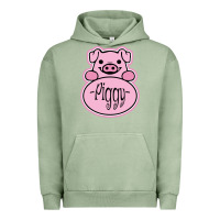 Pigment Oil Green pig piggy costume Urban Hoodie - artisFamous