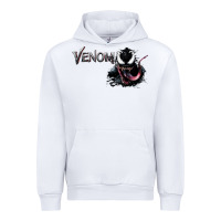 White VENOM THE MOVIE Urban Hoodie - artisFamous