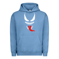 Pigment Pebble Blue VENOM THE MOVIE Urban Hoodie - artisFamous