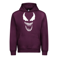 Mauve Wine VENOM THE MOVIE Urban Hoodie - artisFamous