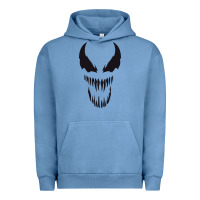 Pigment Pebble Blue VENOM THE MOVIE Urban Hoodie - artisFamous