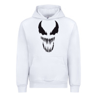 White VENOM THE MOVIE Urban Hoodie - artisFamous