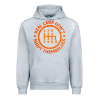 Heather Grey real cars dont shift themselves Urban Hoodie - artisFamous