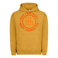Pigment Peanut Butter real cars dont shift themselves Urban Hoodie - artisFamous