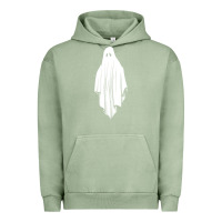 Pigment Oil Green sheet ghost Urban Hoodie - artisFamous