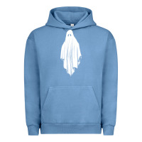 Pigment Pebble Blue sheet ghost Urban Hoodie - artisFamous