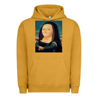 Pigment Peanut Butter fernando botero mona lisa Urban Hoodie - artisFamous