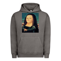 Pigment Tornado fernando botero mona lisa Urban Hoodie - artisFamous