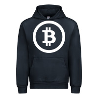 Navy bitcoin Urban Hoodie - artisFamous