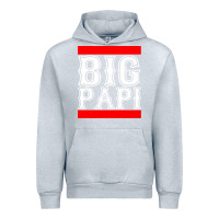 Heather Grey big papi Urban Hoodie - artisFamous